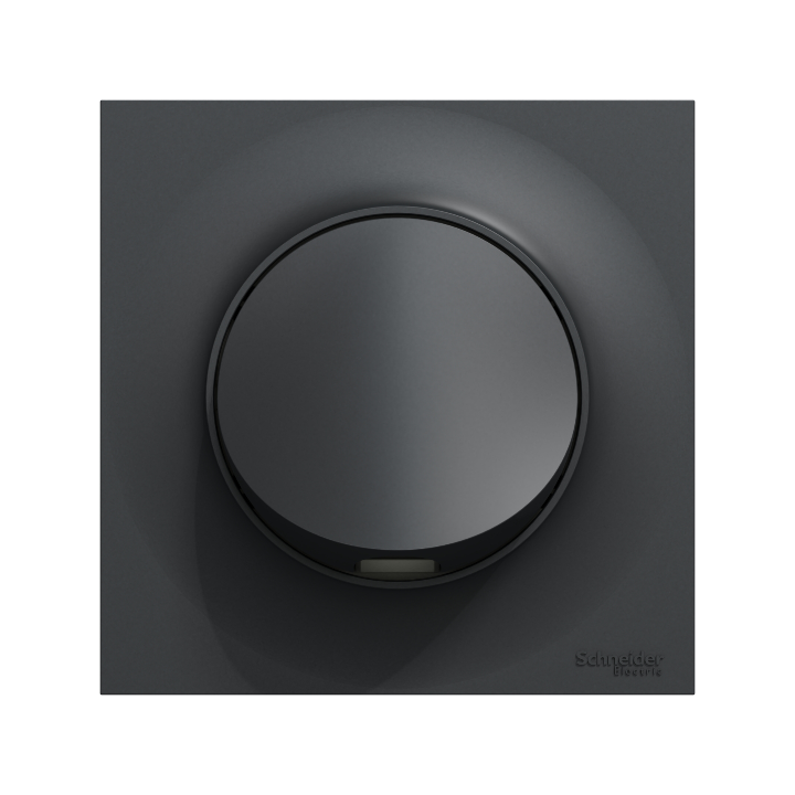 Schneider Odace - Sortie de câble Complète - Fixation VIS - Anthracite - Réf : LOT3063