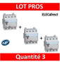 LEGRAND - Interrupteur différentiel DX3-ID 4P 40A - 30mA - AC - 411661x3