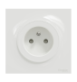 Schneider Odace - LOT - Prise 2P+T - 16A + plaque - complet - Réf : S520059 + S520702