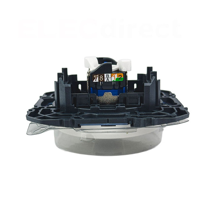 Legrand - Prise blindée RJ45 catégorie6 STP Dooxie - Finition Blanc - Réf : 600375