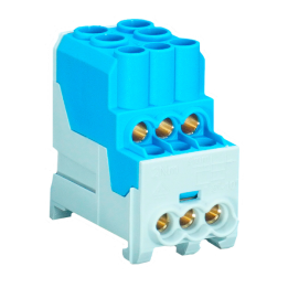 Digital Electric - Bornier de répartition NEUTRE - 200A - 1x70 + 1x35 + 6x16 mm² - Réf : 41568