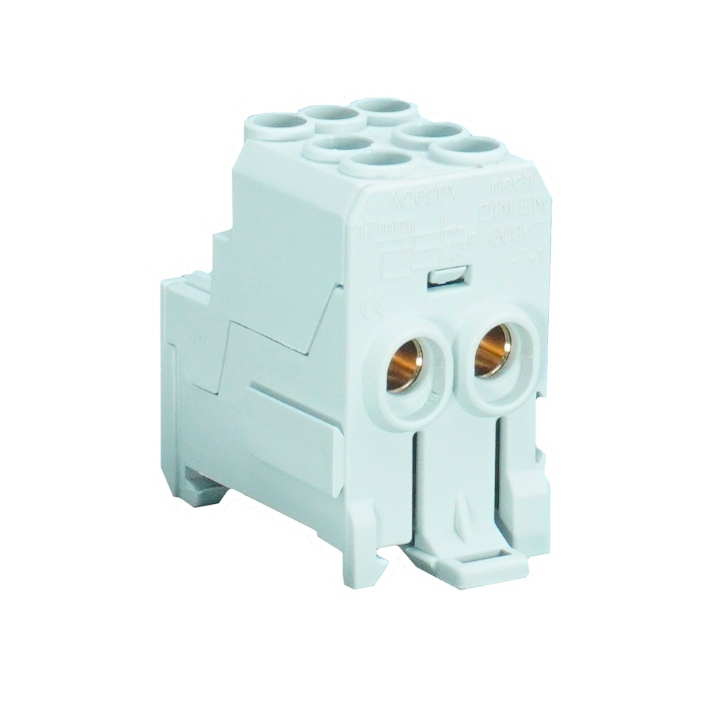 DIGITAL ELECTRIC - Bornier de répartition PHASE - 200A - 1x70 + 1x35 + 6x16 mm² - Réf : 41569