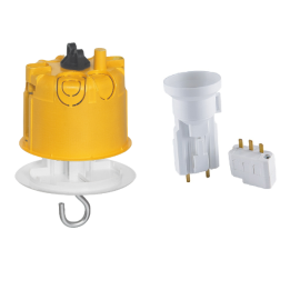 Legrand Batibox - Kit point de centre DCL+ Douille/Fiche SIB - Réf : 089337+11127