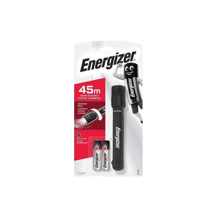 Energizer - Lampe torche - 50lm - avec 2 piles AA - Réf : 015096
