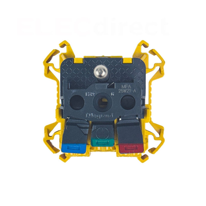 Legrand Plexo - Prise de courant 2P+T - 16A - 250V - composable - étanche - IP55/IK08 - Blanc - Réf : 069621L