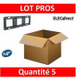 Legrand - Support 3 postes (6M) - Mosaic/Céliane - Fixation VIS - 3 x 2 modules - 080253x5