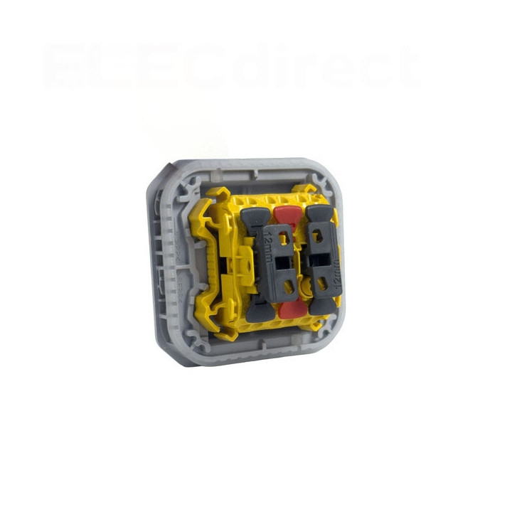 Legrand - Plexo - Transformeur réversible - 5 fonctions - étanche - IP55/IK08 - Gris - Réf : 069506L