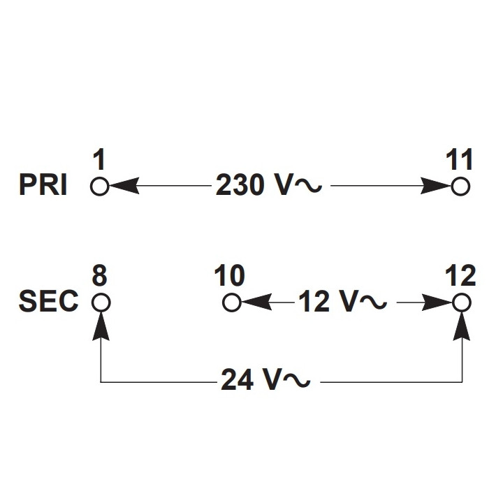 Schneider - Transformateur TRClic SECU 25VA - 12-24V - Réf : A9A15219