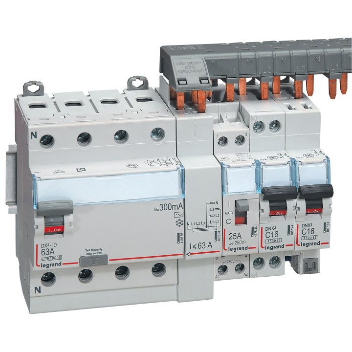 Legrand - Peigne HX3 optimisé tétrapolaire - 12 modules - Réf : 405201