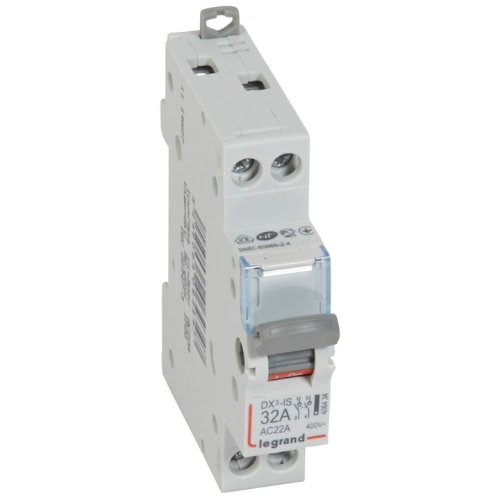 Legrand - DX3 Interrupteur-sectionneur Bipolaire - 32A - Réf : 406434