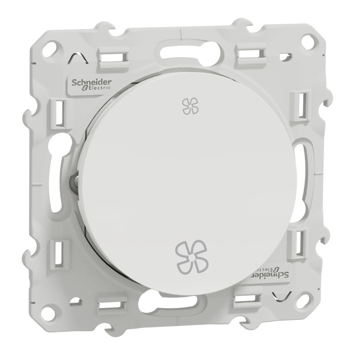 Schneider Odace - Commande VMC + plaque - complet - s520233+s520702