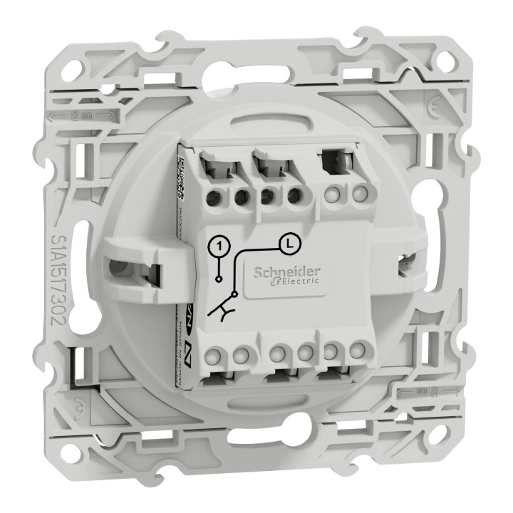 Legrand - Télérupteur CX3 - Unipolaire 16A + 3 Poussoirs Odace - 412408+s520702x3+s520206x3
