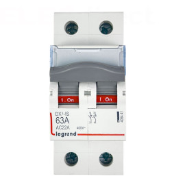 Legrand - DX3 Interrupteur-sectionneur Bipolaire - 63A - Réf : 406441