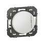 Legrand - Dooxie - Poussoir lumineux simple - 6A - 250V - Finition Blanc - Réf : 600016