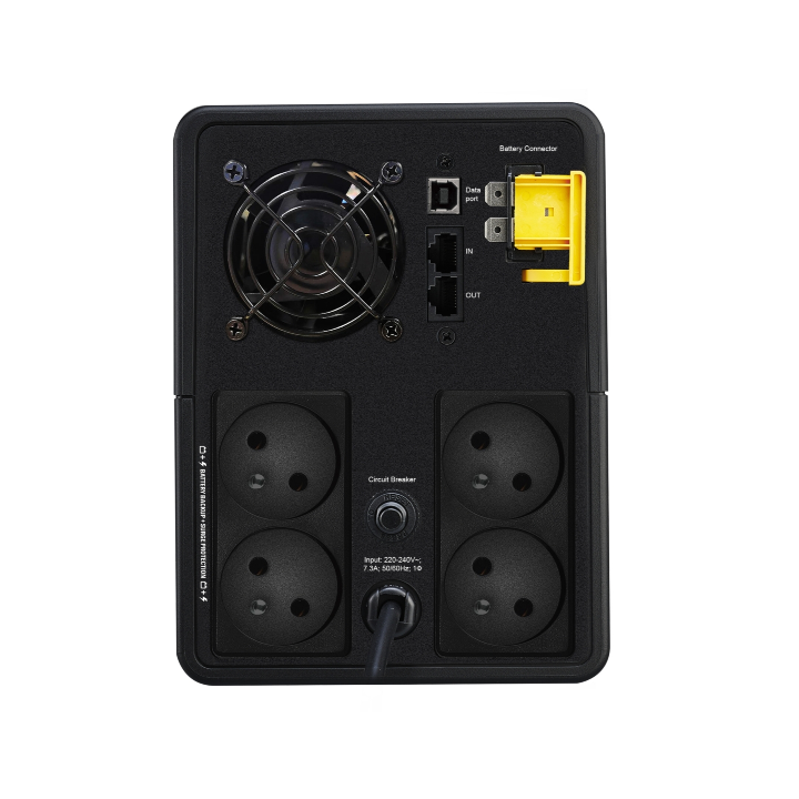 Schneider - Onduleur APC - Back-UPS - 1600 VA - tour - 230 V - 4 prises - AVR - Réf : BX1600MI-FR