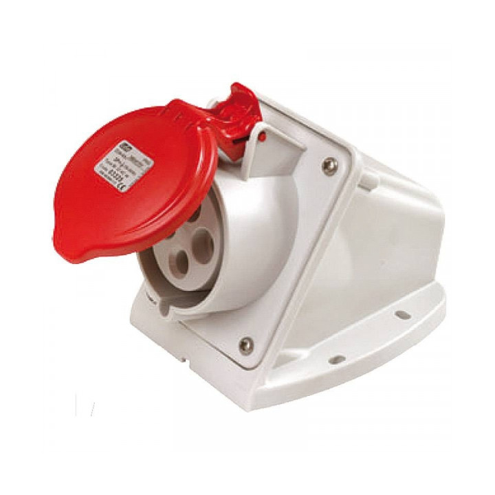 Digital - Prise de Courant Européenne socle 3P+T+N 32A + fiche mâle - 380V IP 44 - 51218+51318