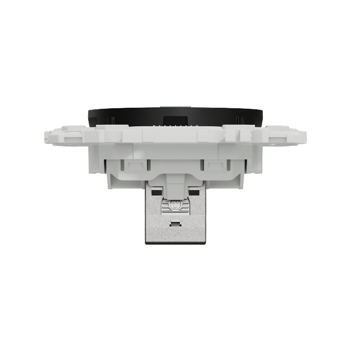 Schneider - Odace 2025 - prise RJ45 - Cat6 STP grade 2TV min à grade 3TV - noir onyx - Réf : S940476