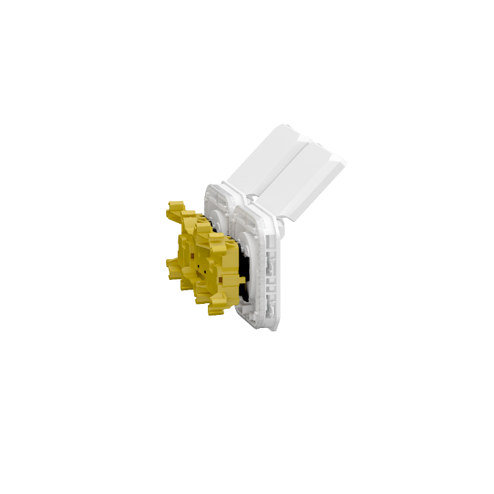 Legrand - Plexo - Double prise 2P+T - 16A - 250V - composable - précâblée - horizontale - IP55/IK08 - Réf : 069642L