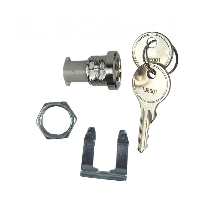 Digital Electric - Serrure à clé pour coffrets étanche - IP55 - Réf : 07132