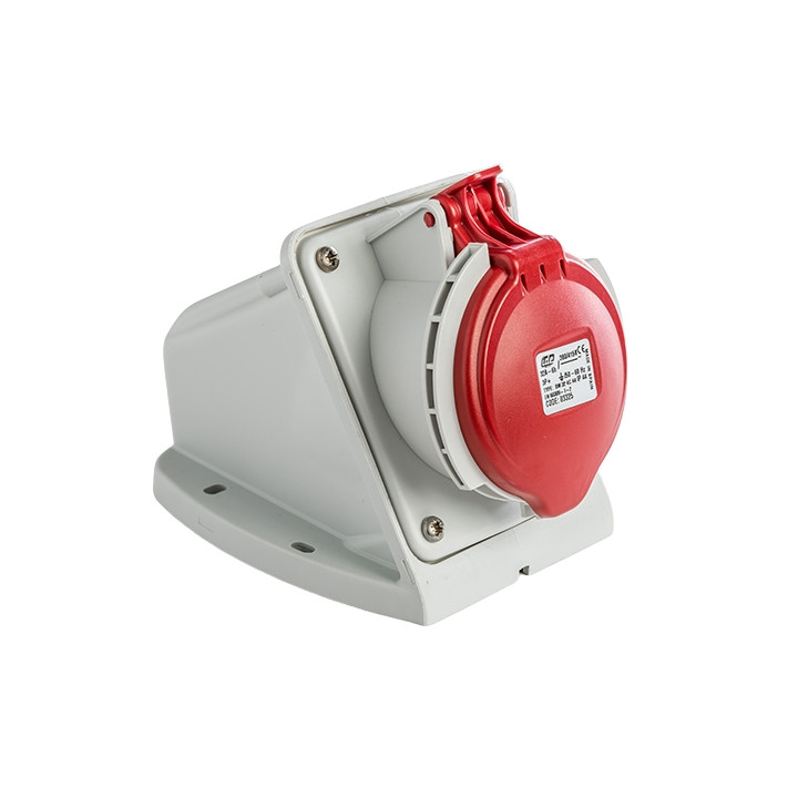 Digital - Prise de Courant Européenne socle 3P+T 32A + Fiche mâle - 380V - IP 44 - 51214+51314