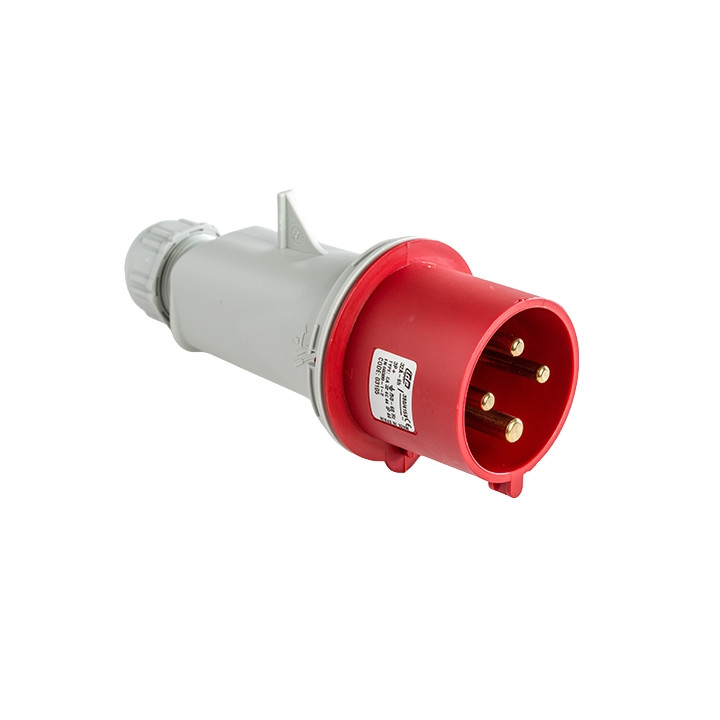 Digital - Prise de Courant Européenne socle 3P+T 32A + Fiche mâle - 380V - IP 44 - 51214+51314