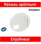 Legrand Enjoliveur Céliane pour prise simple pour réseau Optimum - Blanc 068291