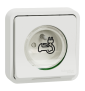 Schneider - Mureva Styl - Prise courant 2P+T - renforcée pour VE - encastré - IP55 - IK08 - blanc - MUR39011