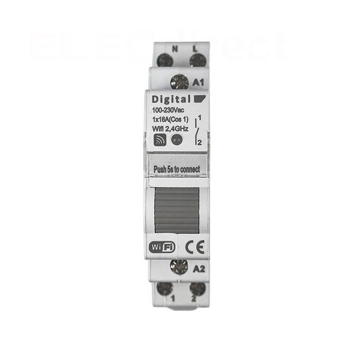 Digital Electric - Actionneur Wifi - 16A - 230Vac - Réf : 04912