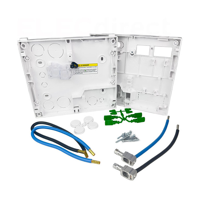 Schneider - Disjoncteur de branchement EDF + platine + habillage + porte - R9FT645+R9H13206+R9H13418