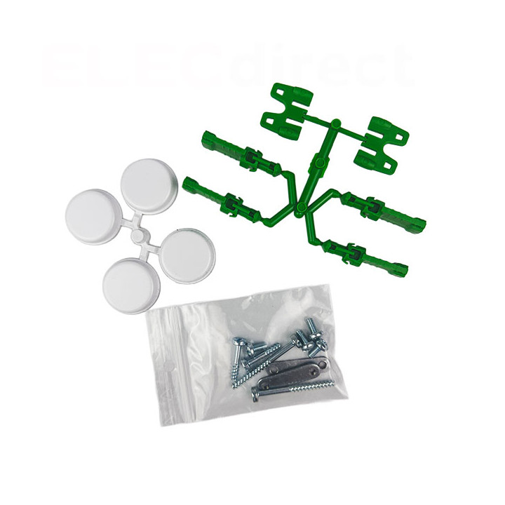 Schneider - Disjoncteur de branchement EDF + platine + habillage + porte - R9FT645+R9H13206+R9H13418