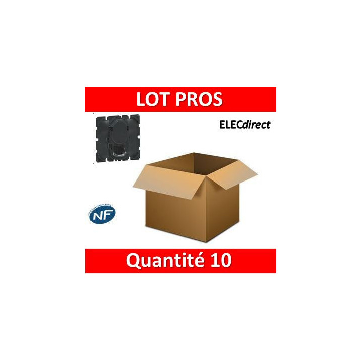 Legrand Céliane - Mécanisme Prise téléphone / informatique RJ45 FTP Cat. 6 - 067345x10