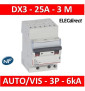 Legrand - Disjoncteur DNX³4500 6kA arrivée automatique sortie à vis - tripolaire 400V~ 25A courbe C - 406903