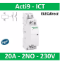 Schneider - Acti9 - Contacteur iCT - 20A - 2NO - 230/240V - 50Hz - Réf : A9C22722