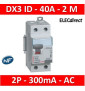 Legrand - DX3 - Interrupteur Différentiel  - 2P - 40A - 300mA  - Type AC - Réf : 411525