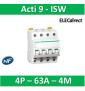 Schneider - Acti9, iSW interrupteur-sectionneur 4P 63A 415VAC - A9S65463