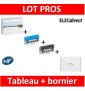 Legrand - LOT  - Coffret DRIVIA 18M + bornier PH+N + porte - 401221+004815+004816+401231