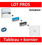 Legrand - LOT  - Coffret DRIVIA 13M + bornier Ph+N + porte - 401211+004815+004816+401331