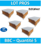 SIB - LOT - 5 Boîtes pavillonnaires BBC 200x200x85 - P32525x5