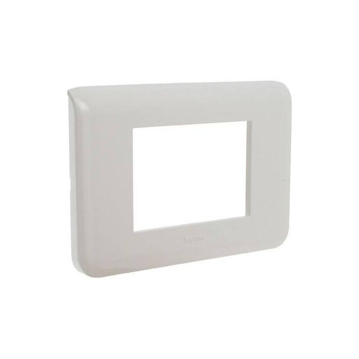 Legrand - Plaque Mosaic - 3 modules - blanc - 078803