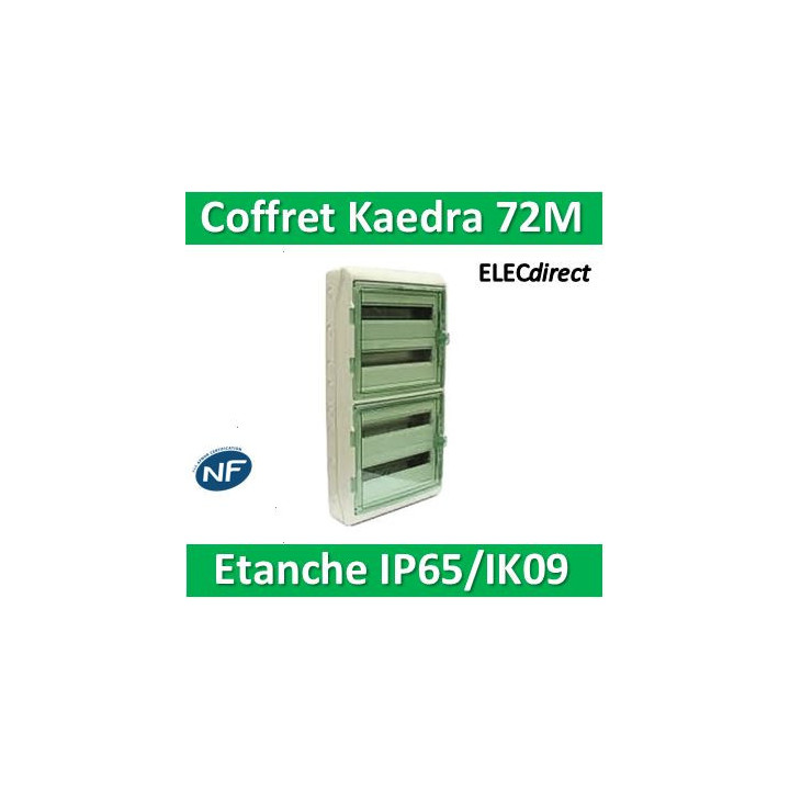 Schneider Kaedra - coffret pour appareillage modulaire - 448 x 842 mm - 72 modules - 13968
