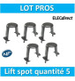 SIB - LOT - Protecteur de spot D. 60 à 82mm - H. 70mm - P11000x5