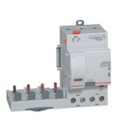 Legrand - Bloc diff adapt DX3-vis-4P-400V-40A-typeAC-300mA-disj 1mod/pôle-câbl trad - 410511