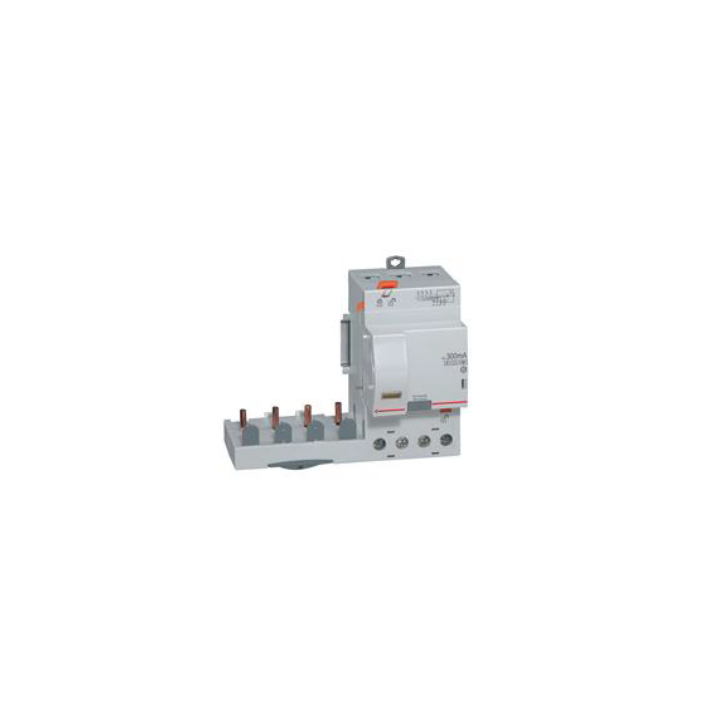 Legrand - Bloc diff adapt DX3-vis-4P-400V-40A-typeAC-300mA-disj 1mod/pôle-câbl trad - 410511