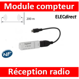 Legrand - Module de réception Radio pour écocompteur - 1 module - 412005