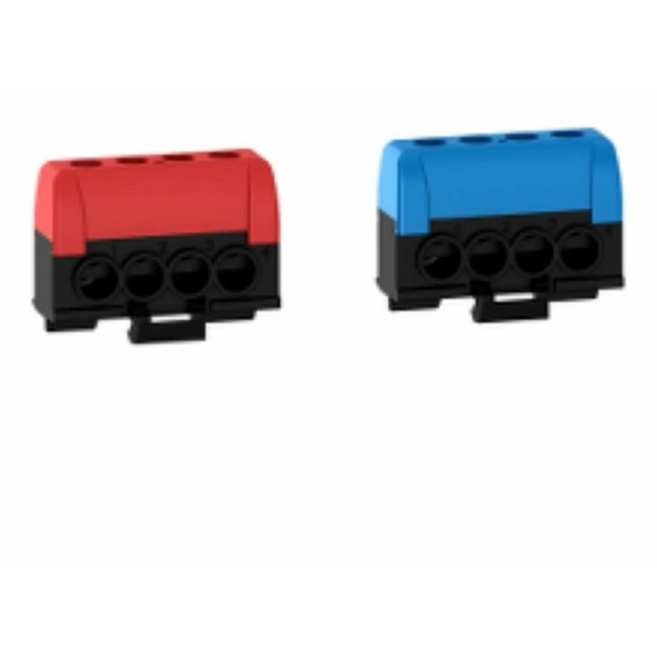 Schneider - Bornier isolé Ph et N 4 trous pour coffret RESI9 - Réf : R9H13405