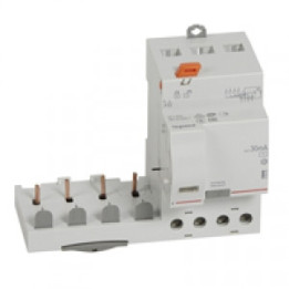 Legrand - Bloc diff adapt DX³-vis-4P-400V~-40A-type HPI-30mA-disj 1mod/pôle-câbl trad - 410533