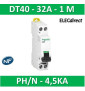 SCHNEIDER - Disjoncteur Ph/N 32A DT40K - 4,5KA - A9N21107