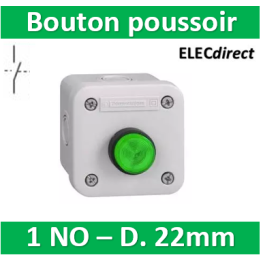 Schneider - BOITE BP VERT 1 NO - XALE1011