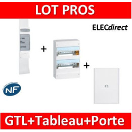 Legrand - Kit GTL 13M complet + tableau 26M + porte - 030037+401212+401332