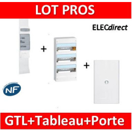 Legrand - Kit GTL 13M complet + tableau 39M + porte - 030037+401213+401333